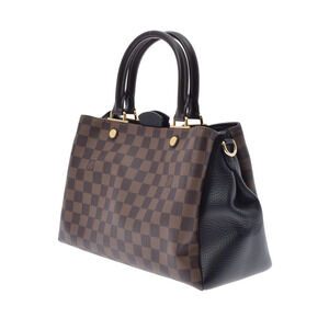 Louis Vuitton Handbag Black Canvas Brittany Noir Damier